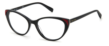 Premium Women Pierre Cardin Eyeglasses: P.C. 8501 - Black & Red - SpecSMART Eye Clinic (Diagonal View)